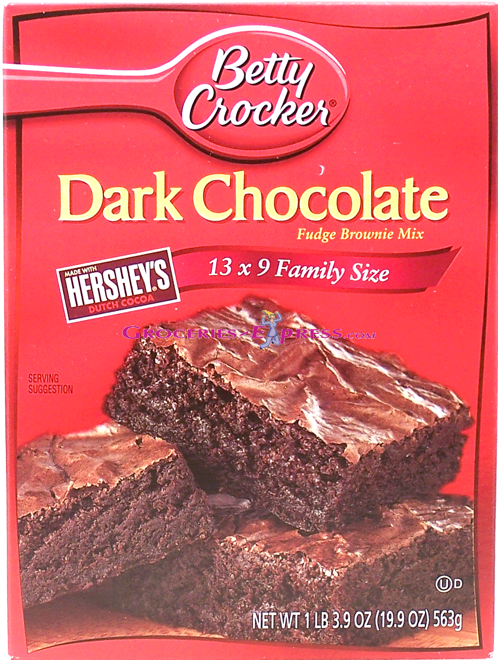 Betty Crocker  dark chocolate brownie mix, 13 x 9 pan size Full-Size Picture